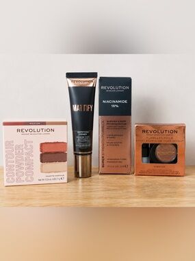 Revolution Makeup Bundle 4 pieces NWT